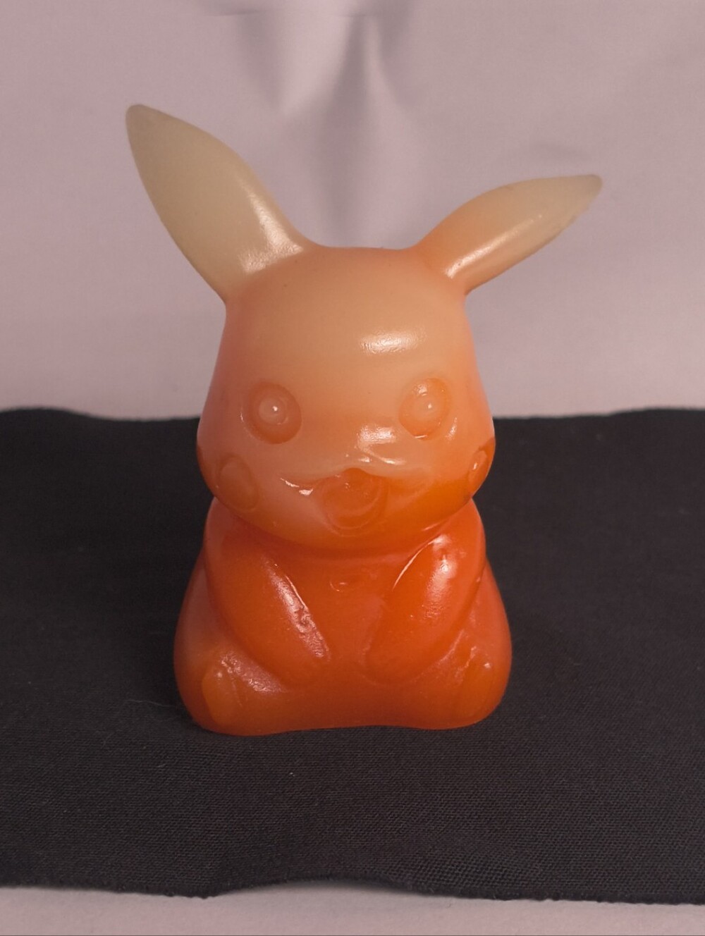 Pikachu Pokemon Glow in Dark Resin Figure 2.07" 38g UV Reactive